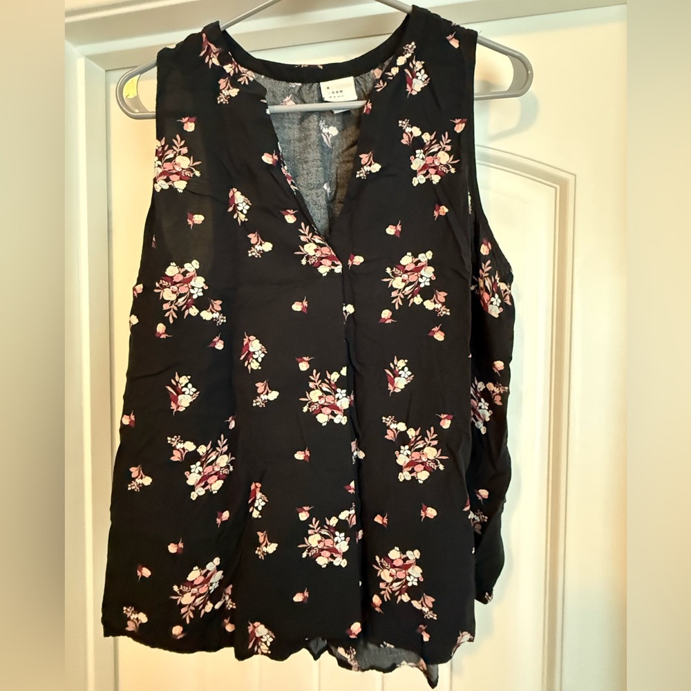 A New Day Floral Tank Top